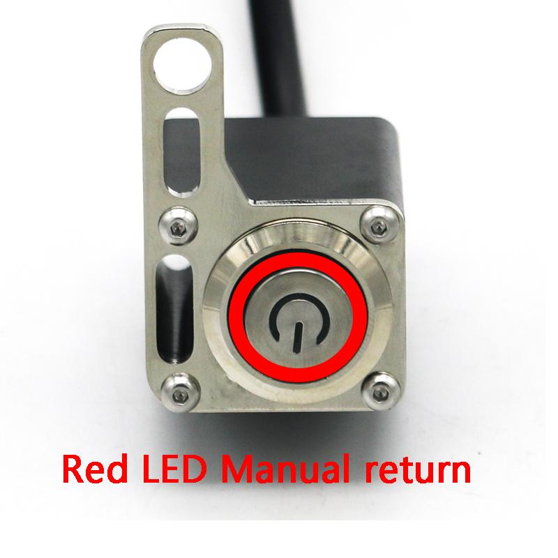 LMoDri 12V Motorcycle Replacement Accessories Handlebar Headlight Fog Spot Light Waterproof Switch Manual-return E-bike