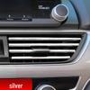 U-Shaped Decorative Car Air Vent Clip: Electroplated Bright Strip for Creative Interior Modification