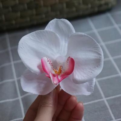 8,5cm Orchidejová sponka do vlasů pro ženu Umělá květina Vlasové sponky Roztomilé Svatba Party Vlasové doplňky Dárky