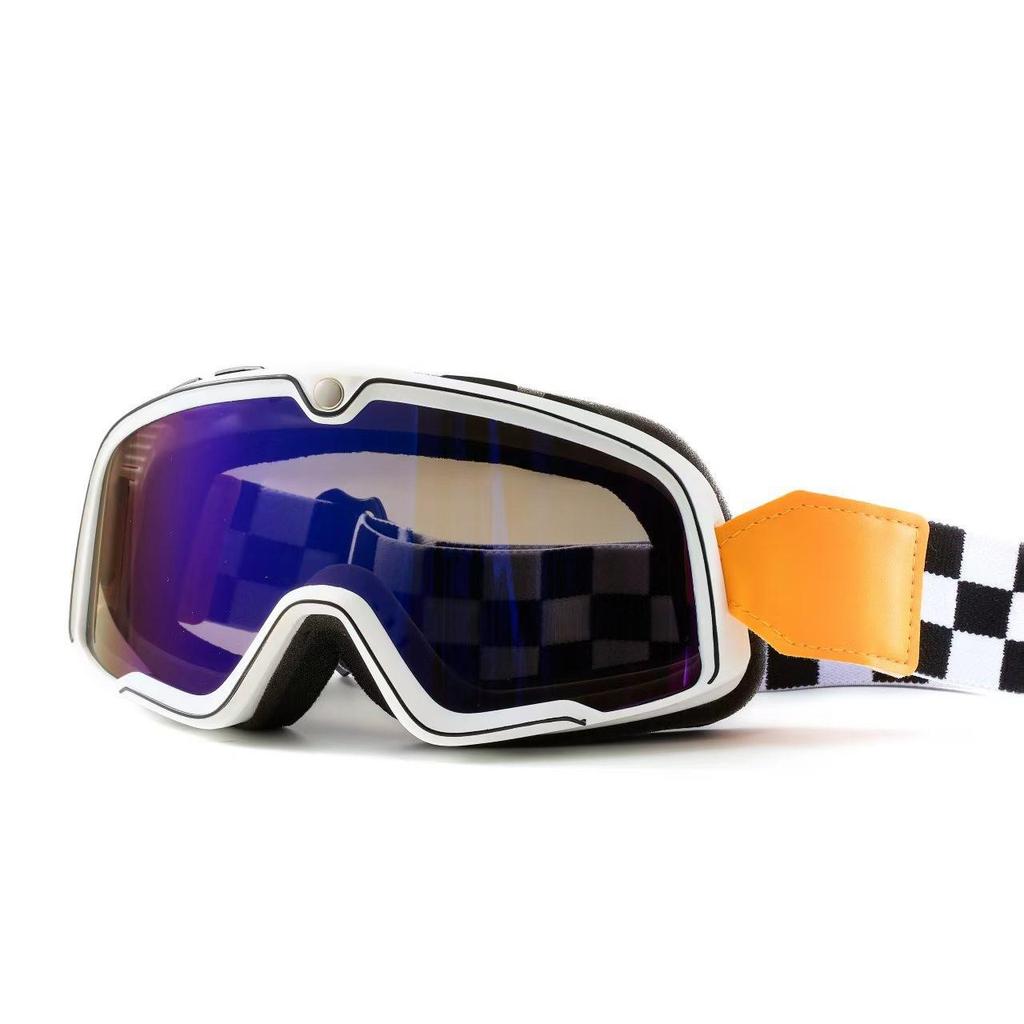 Popular Windproof & Sandproof Motorcycle Riding Goggles – Off-Road & Harley Helmet Compatible