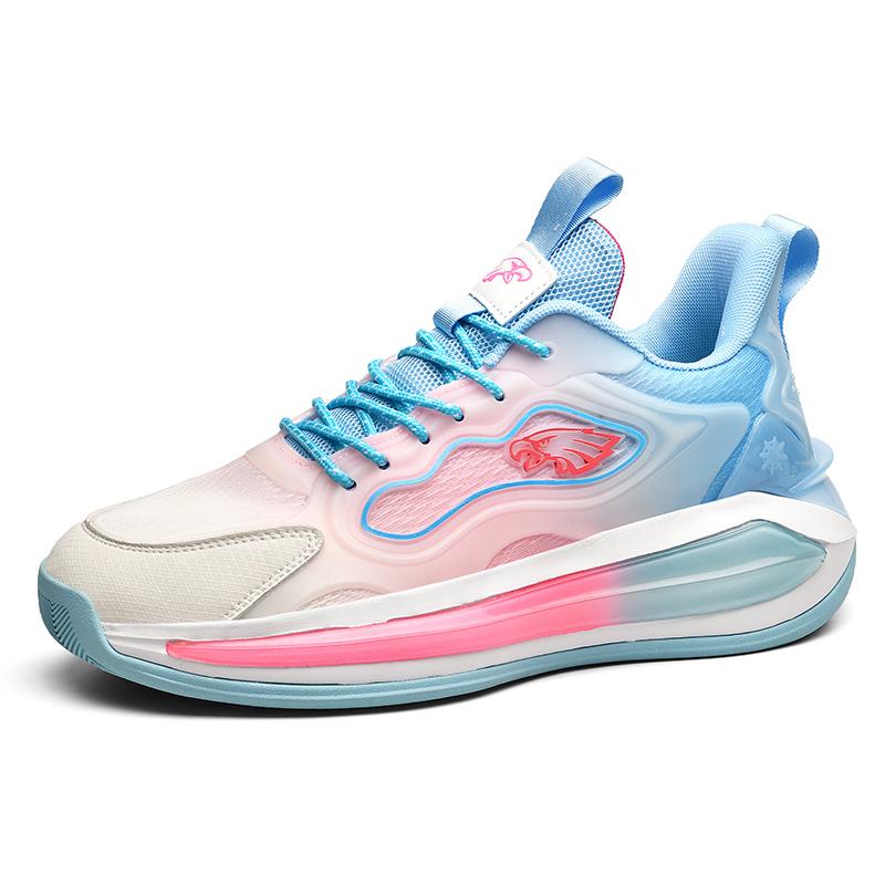 

Low top basketball shoes men s shoes breathable mesh surface glow-in-the-dark shock-absorbing anti-slip combat sports shoes 45