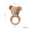 Baby Toys Crochet Animal Rattle Cartoon Music Rattle Toys For Baby Kawaii Teether Rattle Baby Toy 0 12 Months Montessori Toys