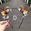 New Years Headband Elk Horn Pine Cone Christmas Headband Female Holiday Hair Accessories Cute Cat Ears Headdress