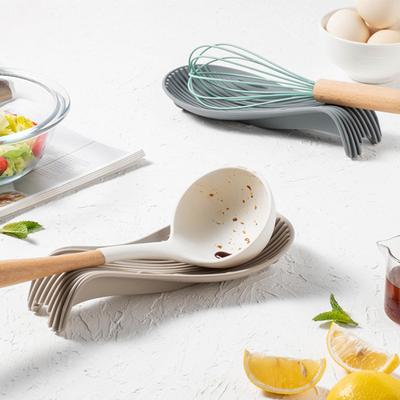Yousheng Silikon-Löffelablage für Herdplatten, Pfannenwender und Löffel – Stabiler Halter für Küchenlöffel, Löffelablage, modernes Landhaus-Dekorationsaccessoire