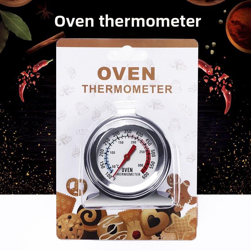 Stainless Steel Oven Thermometer Large Dial Baking Bbq Cooking Meat Food Temperature Measurement Hang Stand Kitchen Supplies