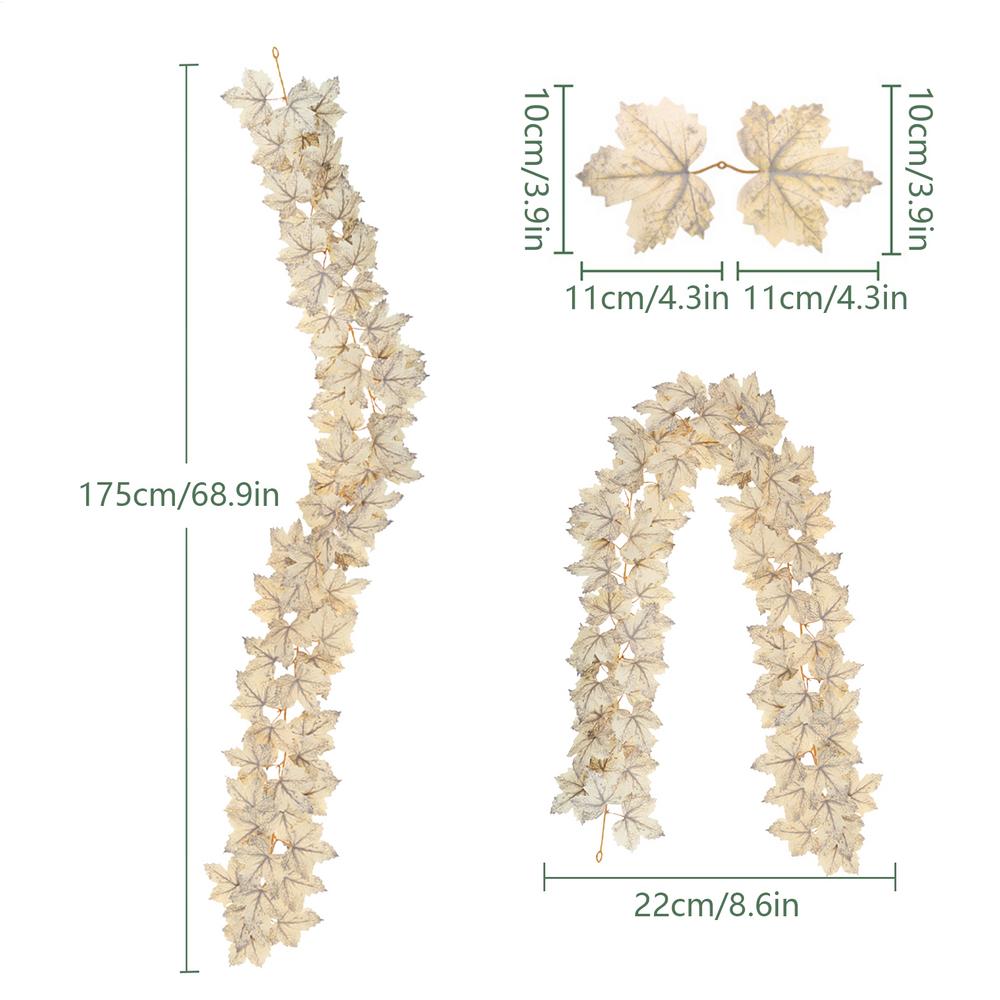 

Осенняя гирлянда Кленовый лист Осенние украшения для дома Осенний декор Центральный элемент стола для крыльца Гостиной Кухни Каминной полки Лестницы As show