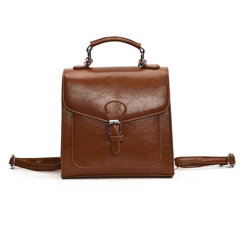 

Wholesale new product Korean version niche design fashionable portable small square bag commuting foreign style high texture backpack women