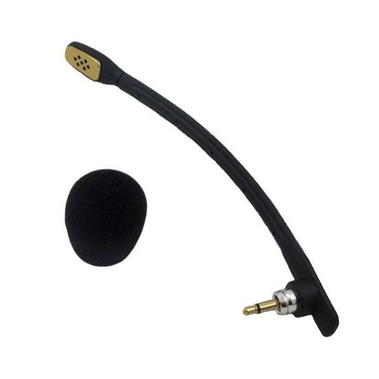 Replacement Microphone Detachable Plug and Play Bendable Noise Reduction Replacement Headphone Mic Boom for Logitech ASTRO A40
