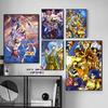 Plakat Saint Seiya Samoprzylepna Sztuka Wodoodporny Papierowy Naklejka Kawiarnia Bar Pokój w Domu Studenckim Dekoracja Ściany