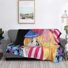 Candy Candy Anime Manga Blankets Soft Warm Flannel Throw Blanket Bedding for Bed Living Room Picnic Travel Home Couch