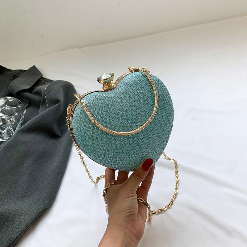 Stylish Heart-shaped Crossbody Bag For Women Trendy Summer 2023 Pu Leather