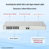 Ruijie 16-Port Gigabit Layer 2 Managed Switch with 2 SFP Ports