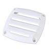 Louvered Flush Plastic Thru Vent 3in Boat Vent Easy Installation Optimal Airflow for Boat RV White