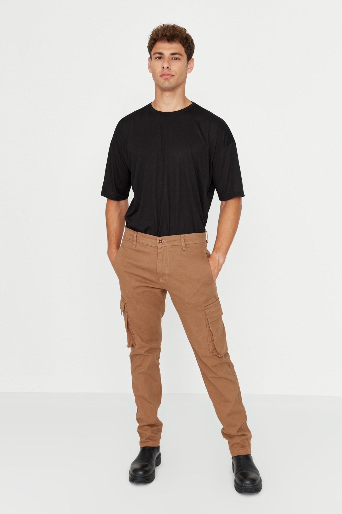 

Брюки - Коричневый - Узкие