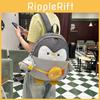 Penguin Cartoon Backpack For Teens And Adults With Durable Nylon And Spacious Design For Daily Commuting