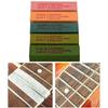 Guitar Fret Erasers Fret Polishing Abrasive Rubber Block, Fret Cleaning Polish Kits for Fretwire String, Set of 5 Grits