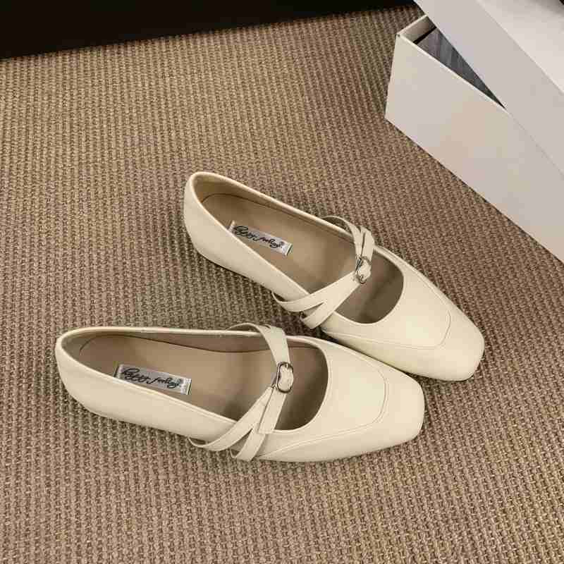 Fashion Bailamos 2025 Women Flats Fashion Round Toe Slip On Ladies Elegant Mary Jane Shoes Soft Flat Heel Outdoor Dress Ballerin Shoes M