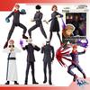 Jujutsu Kaisen 14-16cm Anime Action Figures Set Gojo Satoru Itadori Yuji Fushiguro Megumi Pvc Model Collection Desktop Decoratio