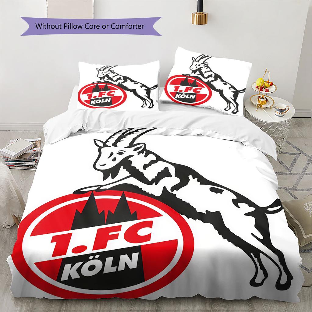 Set Copripiumino Trapuntato Köln Federa Decorazione Casa Regalo di Compleanno (1 * copripiumino + 2 * federa, senza nucleo)