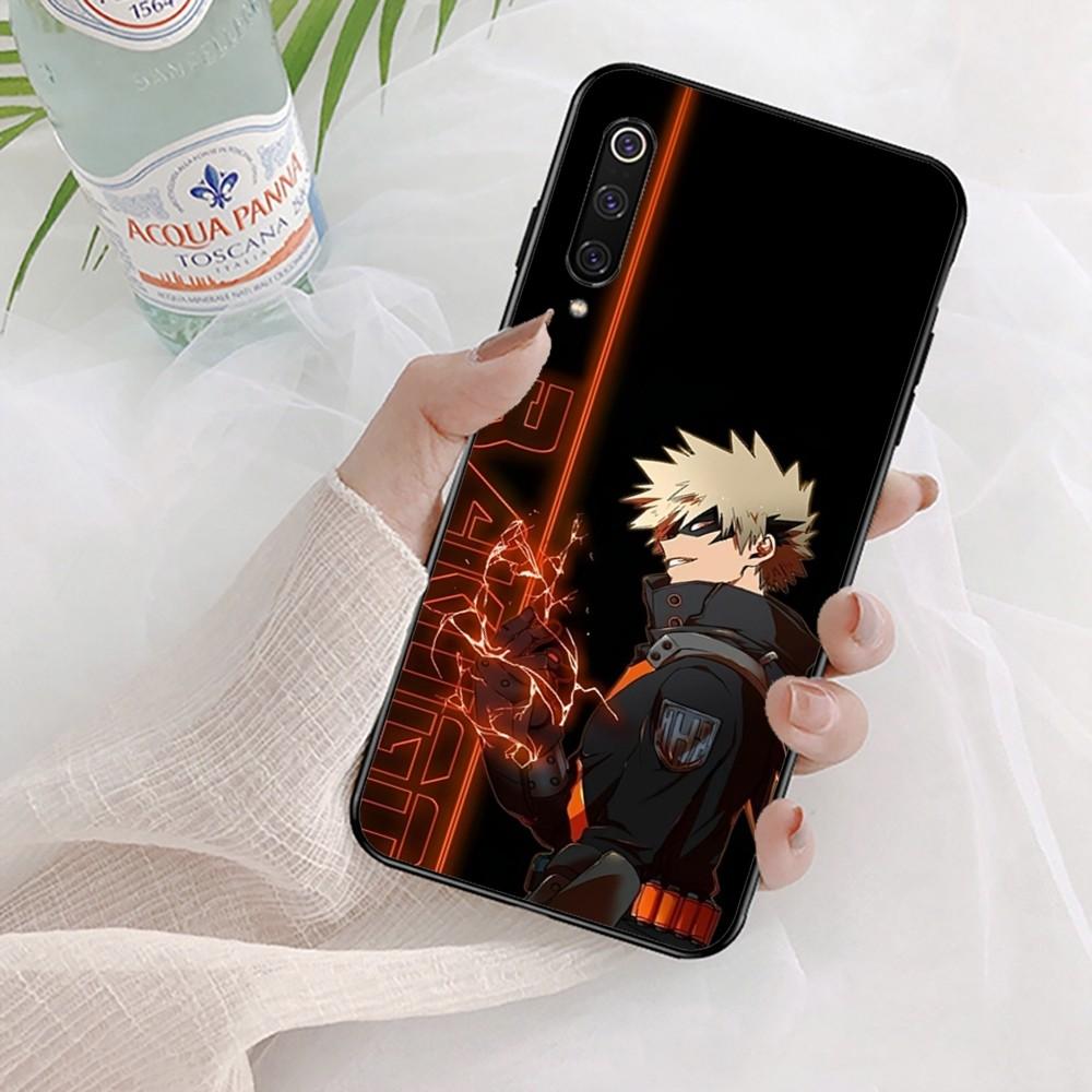 Anime B-Bakugo Katsuki  Phone Case For Xiaomi Mi 5X 8 9 10 11 12 lite pro 10T PocoX3pro PocoM3 Note 10 pro lite