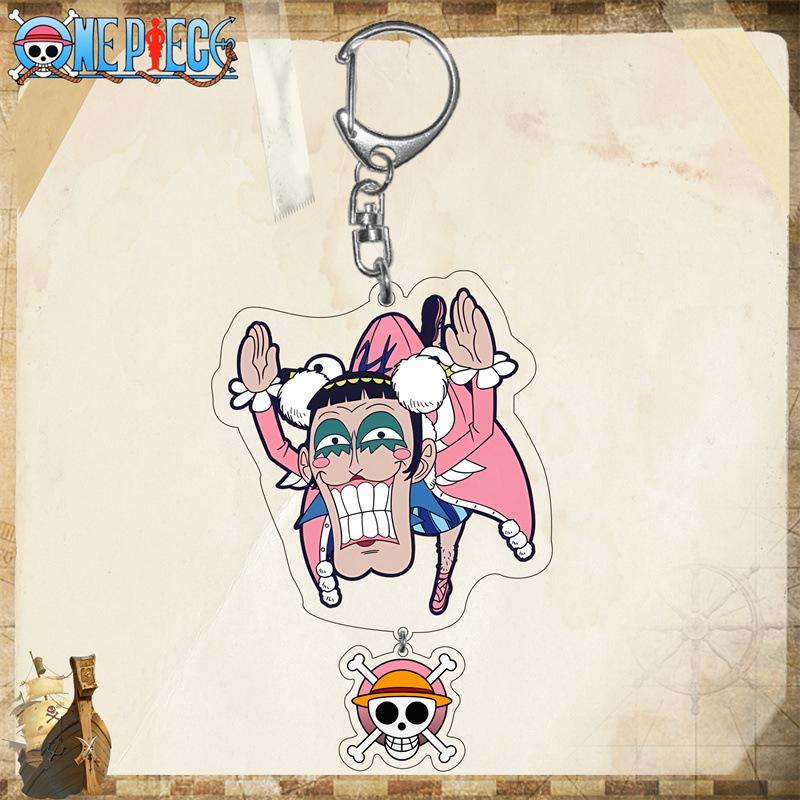 One Piece Luffy Acrylic Keychain - Chopper, Zoro, Anime/Manga, 2D Acrylic Keychain/Cartoon Keychain Gift