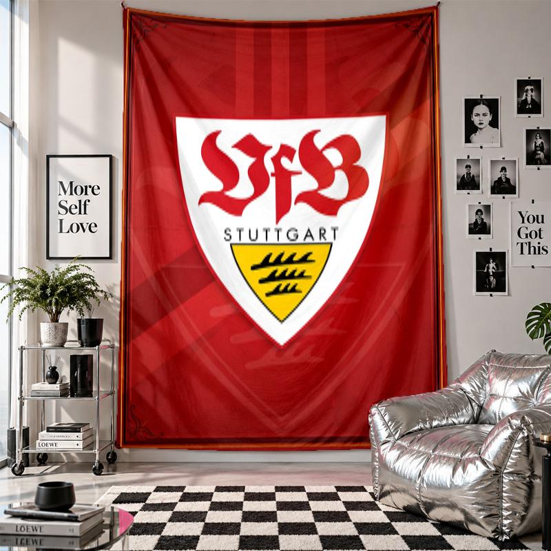 VfB Stuttgart Wall Tapestry Home Decor Wall Hanging Cloth for Bedroom Living Room Background