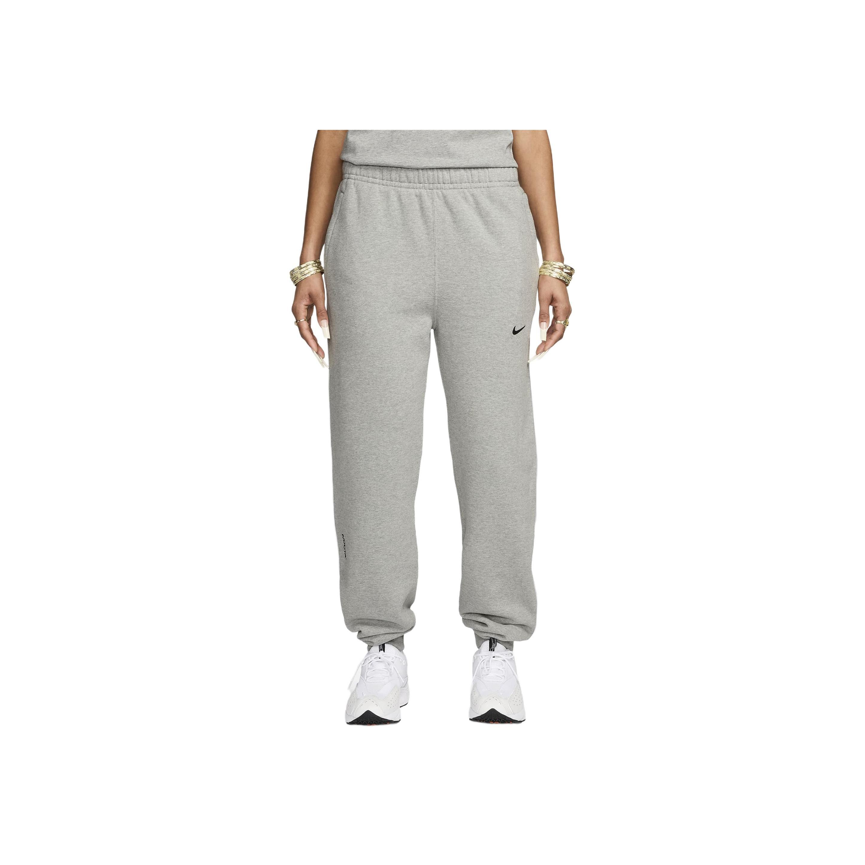 

Nike X Nocta Логотип Коллаборации Узор Эластичные Манжеты Свободные Повседневные Брюки Унисекс Серый FN7662-063 XL