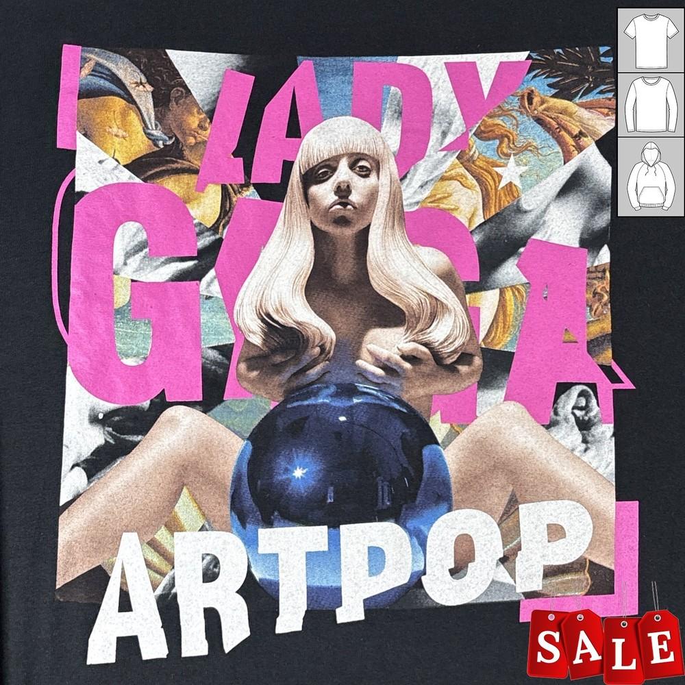 New Popular Lady Gaga Artpop Colorful  Gift For Fans Men S235XL TShirt  LL354 Unisex T-Shirt XXXXL