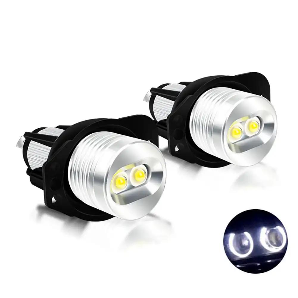 2 stk 10w LED Angel Eyes markeringslys Pærer feilfri hvit/rød/blå for BMW E90 E91 3-serie 325i 328i 335i 2006-2008