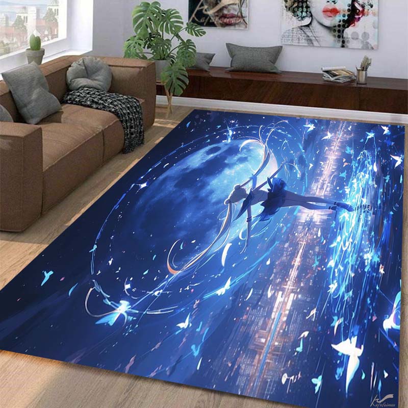 Carpet multi-size Beautiful girl,Sailor Moon ,Carpet for Living Room Bedroom Kid's Room Home Decor Area Rug Non-slip Mat Sofa Mat