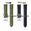 Quick Release Nylon Watch Strap with Leather Inner Layer, Available In 20mm & 22mm for Smartwatches