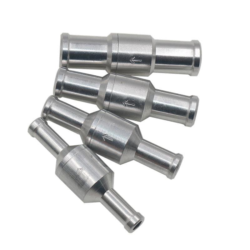 Aluminum Alloy One-Way Check Valve for Fuel Systems (Gas/Diesel)