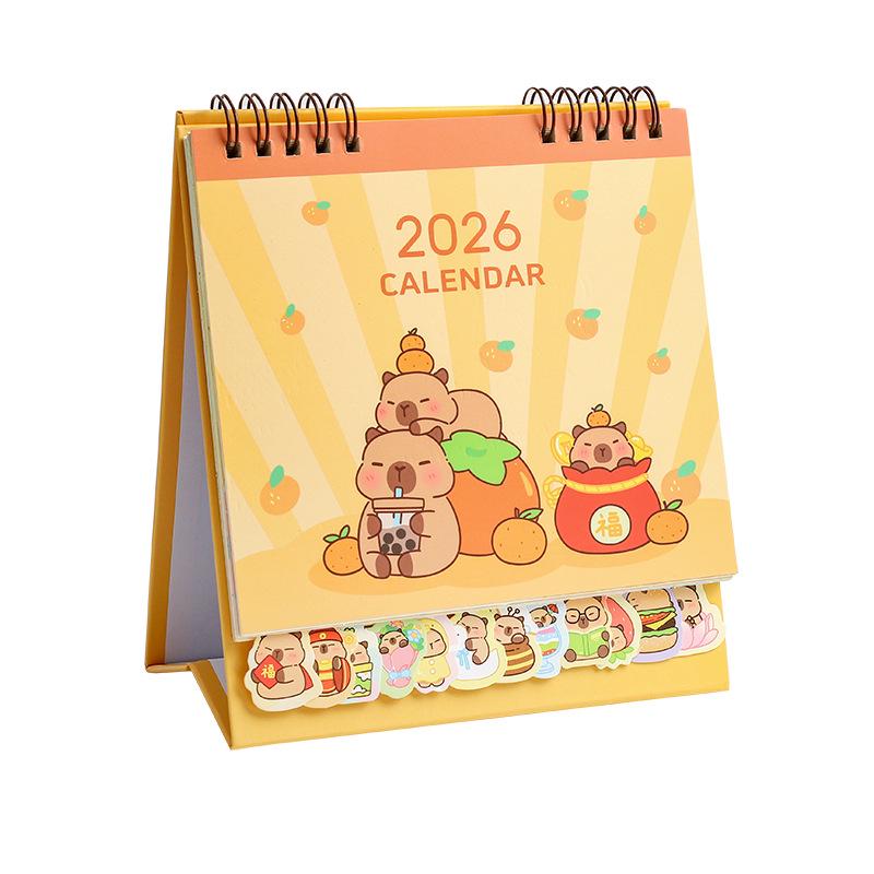 2026 Year of the Horse Creative Chinese Style Desk Calendar - Monthly, Small, Ornament, Perfect for Office or Student.