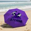 1 Pezzo Ombrello Pieghevole Automatico - Modello Melbourne Storm, Design Portatile e Pieghevole con 8 Stecche, Regali di Natale e Compleanno