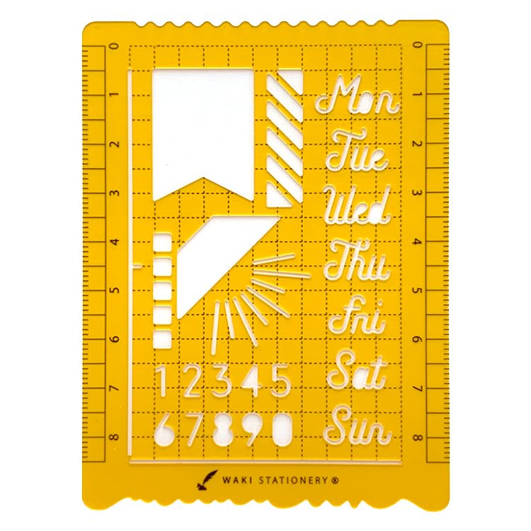 

Wake Stationery Original Notebook Template wk-0048 (Weekly)
