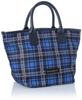 [Munsingwear] Cart Bag Tartan Check Everyday Use Stylish Golf MQAXJA46 NVML (Navy Multi)