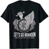 Let’s Go Brandon Cool Racing Motor Funny Conservative Gift T-Shirt. Premium Cotton Short Sleeve O-Neck Mens T Shirt New S-3XL