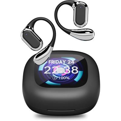TWS Bluetooth 5,3 Ohrbügel-kopfhörer Sport Headsets Led Kopfhörer Drahtlose Ohrhörer Noise Reduction Mikrofon 48H HiFi Musik Zeit