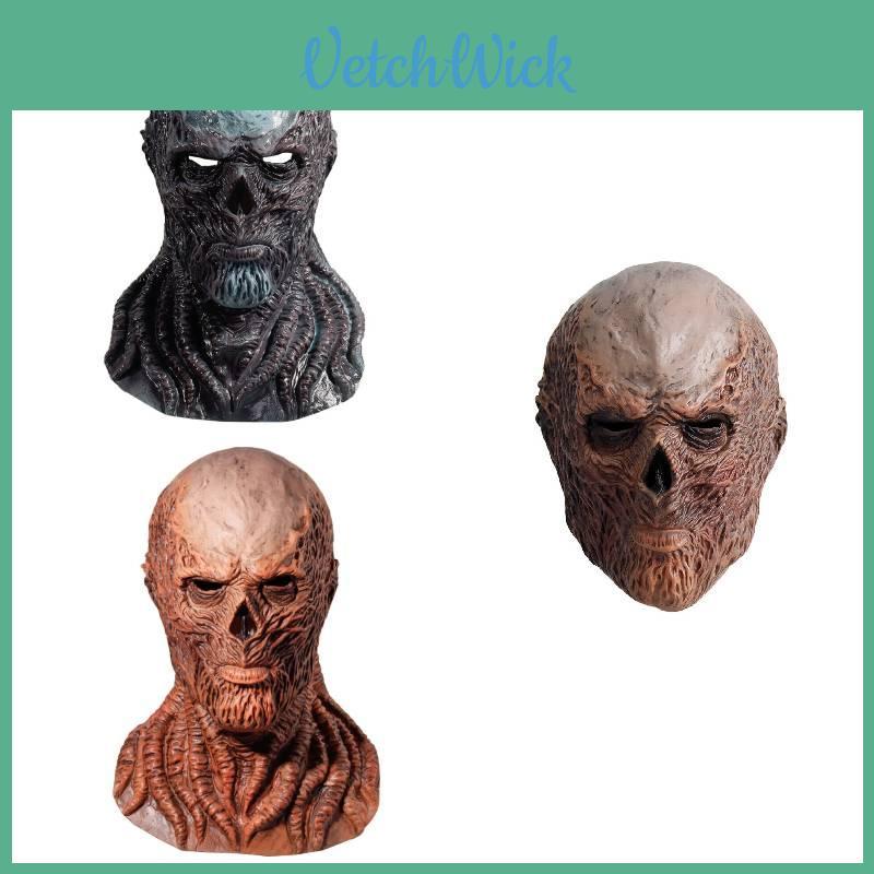 Stranger Things Staffel 4 Vecna Maske Furchteinflößende Latex Halloween Cosplay Requisite