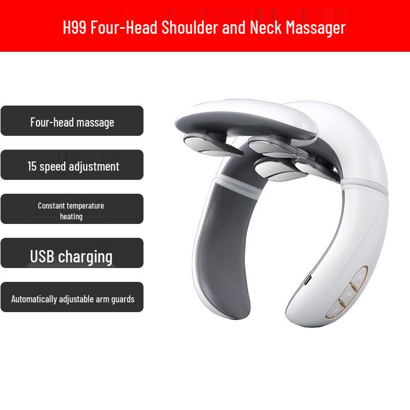 

Интеллектуальный массажер для шеи и плеч с импульсной терапией и теплом English Version