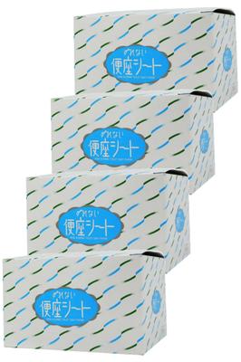 Toilet Seat Sheets 70 Sheets Non-slip [4 Sets]