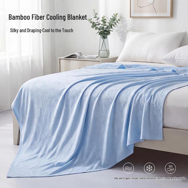 Bamboo Ice Silk Summer Cooling Quilt Blanket - Class A Custom Nap Blanket