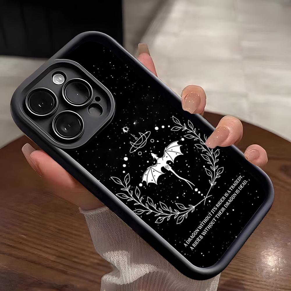

Fourth Wing Dragon Phone Case For IPhone 17 Pro Max 15 Pro 16 14 Plus 12 13 Mini 11 Pro Shockproof Soft Cover iPhone 13 Pro Max
