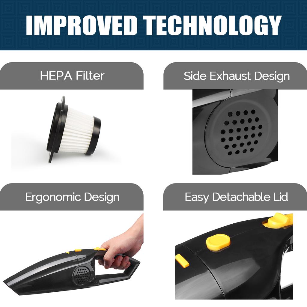 Buy Car Vacuum Cleaner 120W Portable 
