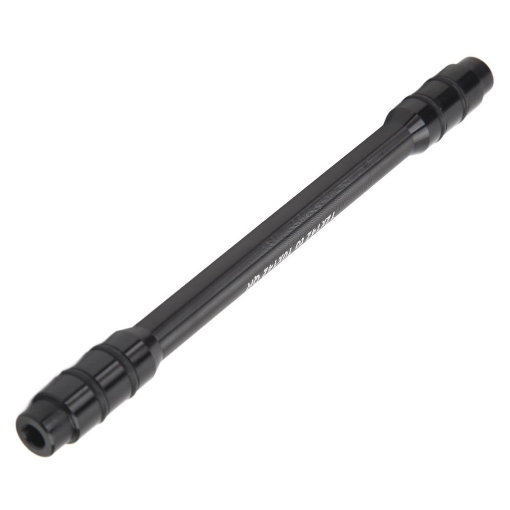 Black Quick Release Adapter 12mm to 10mm Axle Conversion Bike Hub Conversion Wheel Upgrades