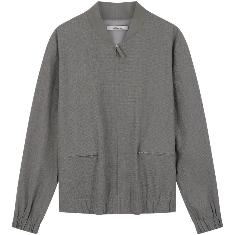 

Calvin Klein Premium Ready-To-Wear Textured Pilot Baseball Jacket Men Jacket 4LB434G M