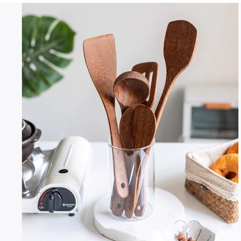 GOWKE Wenge Wood Slanted Frying Spatula