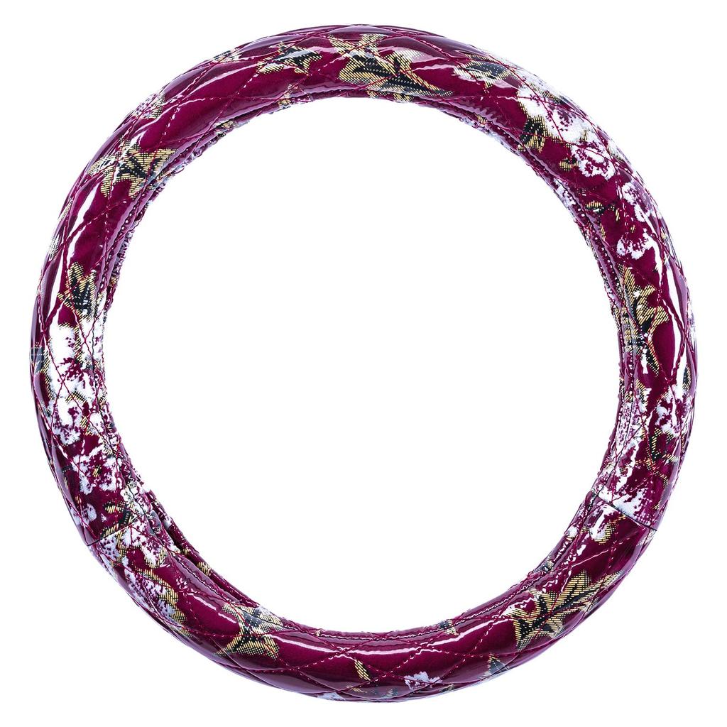 MIYABI Truck Truck Truck Truck Kinkazan Single Diamond Quilted Steering Wheel Wine 2HS Accessories, Interior, Parts, Interior, Cover, Madonna, Purple,