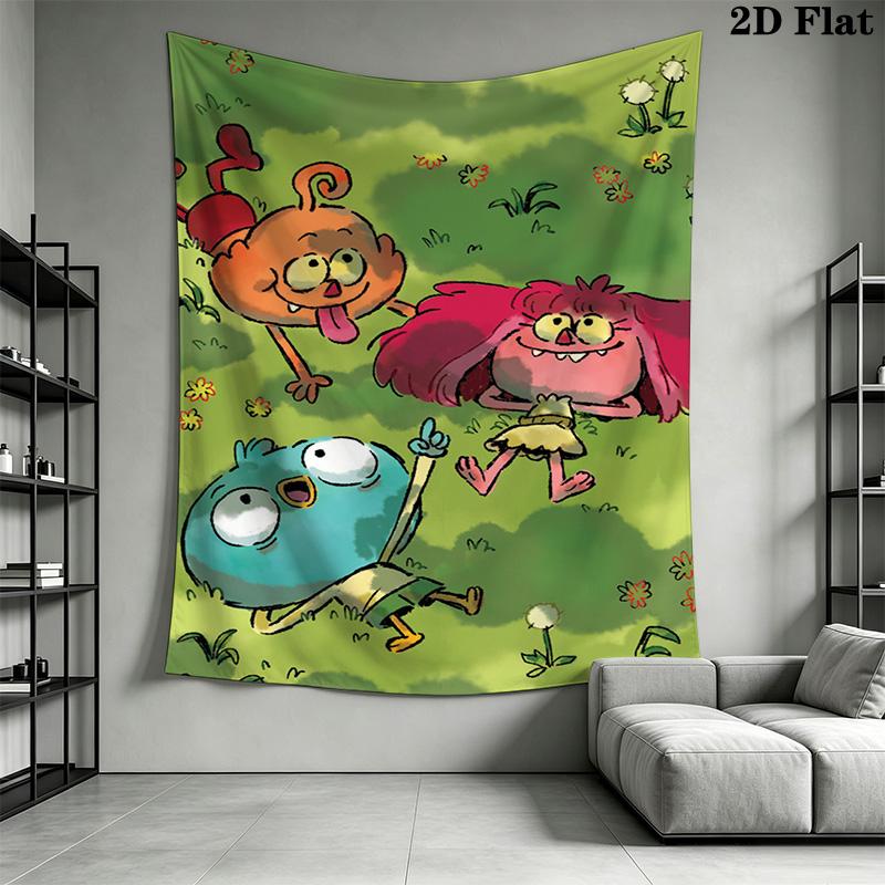 Anime Characters Pattern Home Decor Tapestry, Wall Hanging, Decorative RV Wall Cloth.XGT0914302