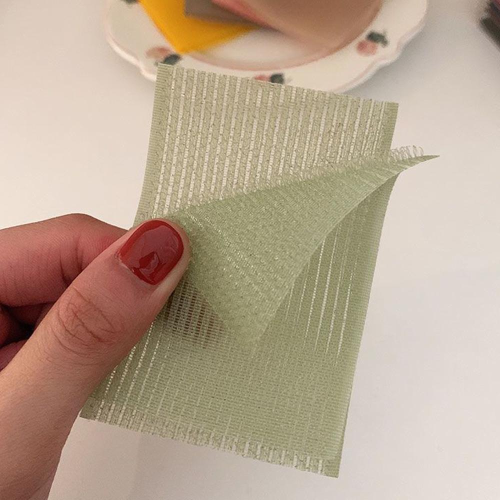 10 Stück Einfarbig Pony Magische Klebepads Haaraufkleber Clip Frauen Gesicht waschen Make-up Klettverschluss Patch Haaraccessoires Styling Werkzeuge